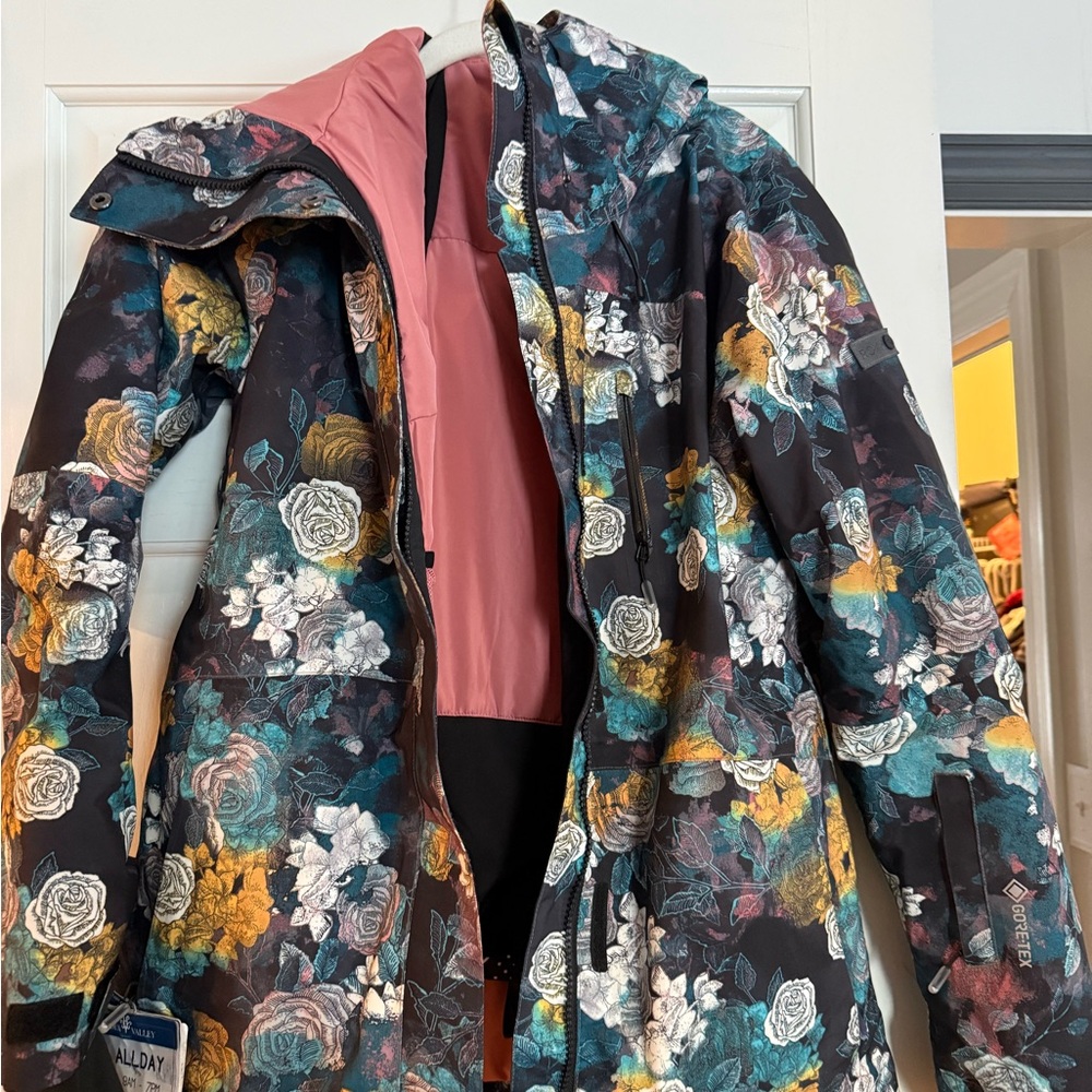 Roxy Multicolor Floral Ski Jacket
